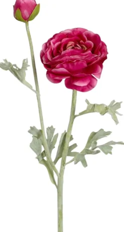 Mica decorations Sisustuskukka Leinikki 60 cm fuksia