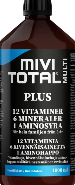 Mivitotal Plus vitamiini-kivennäisainevalmiste 1000ml