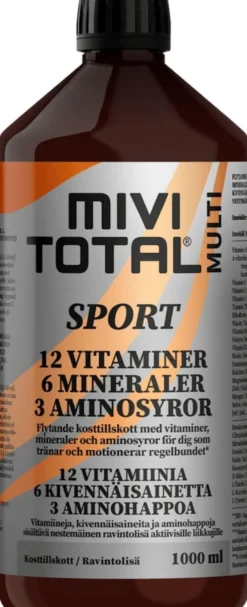 Mivitotal Sport vitamiini-kivennäisainevalmiste 1000ml