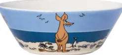 Moomin Arabia Finland Muumi kulho 15cm Nipsu rannalla