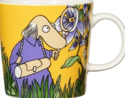 Moomin Arabia Muumi Hemuli muki 0,3l keltainen