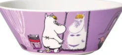 Moomin Arabia Muumi Kulho Niiskuneiti 15 cm liila