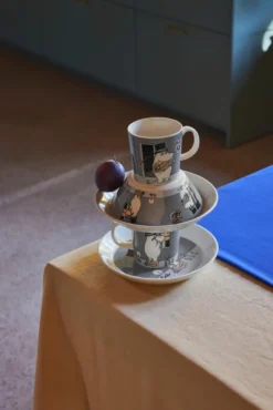 Moomin Arabia Muumi Muumipappa muki 0,3l harmaa