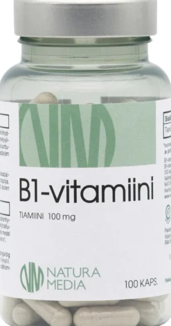 Natura Media B1-vitamiini 100 mg 100 kaps.