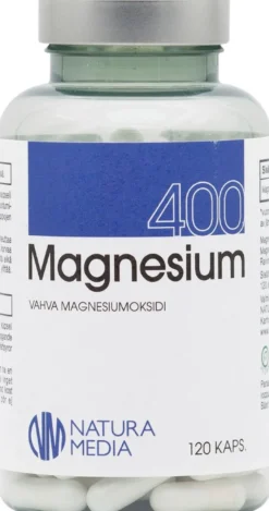 Natura Median Magnesium 400 ravintolisä 120 kaps.