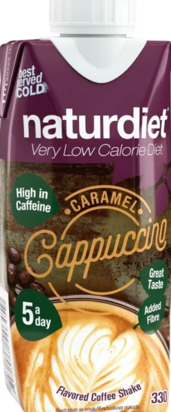 Naturdiet VLCD caramel cappuccino proteiinikahvi 330ml