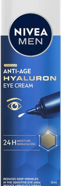 NIVEA MEN 15ml Anti-Age Hyaluron Eye Cream -silmänympärysvoide 15ml