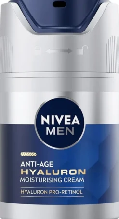NIVEA MEN 50ml Anti-Age Hyaluron Face Moisturising Cream SPF15 -kasvovoide