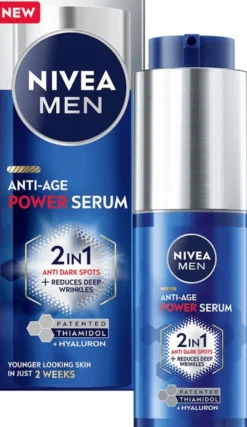 NIVEA MEN 30ml Anti-Age 2in1 Power Serum kasvoseerumi