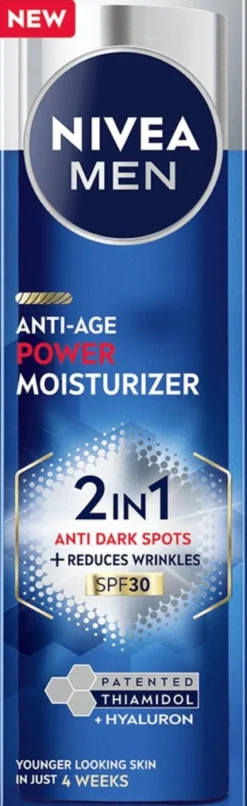 NIVEA MEN 50ml Anti-Age 2in1 Power Moisturizer -kasvovoide