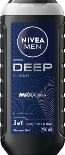 NIVEA MEN 250ml Deep Shower Gel -suihkugeeli