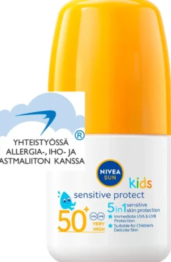 NIVEA SUN 50ml Kids Sensitive Sun Roll-On SK50+ -aurinkosuojavoide
