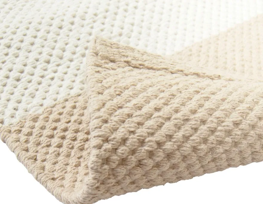 NOKOHOME Laituri puuvillamatto 100x200 cm beige