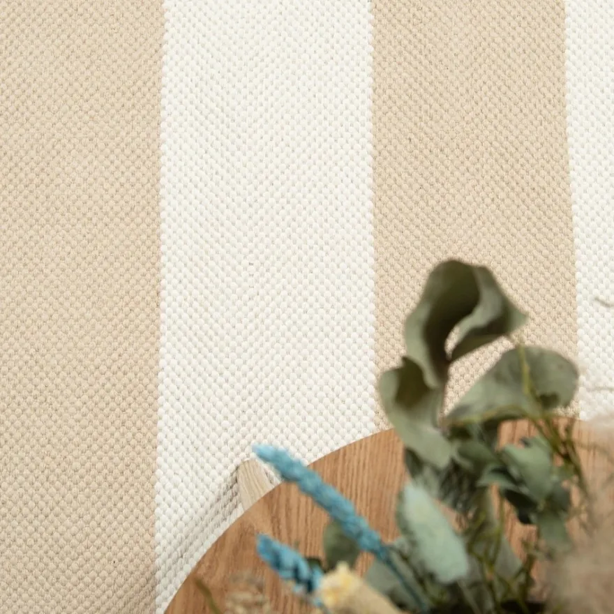 NOKOHOME Laituri puuvillamatto 100x200 cm beige
