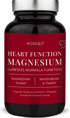 Nordbo Heart Function Magnesium 90 kaps