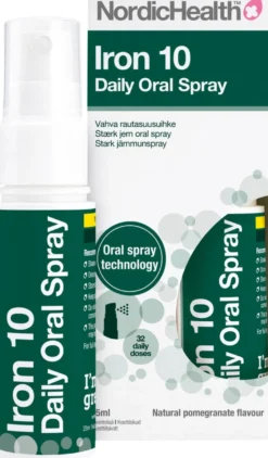 Nordic Health Vahva Rauta suusuihke 25 ml