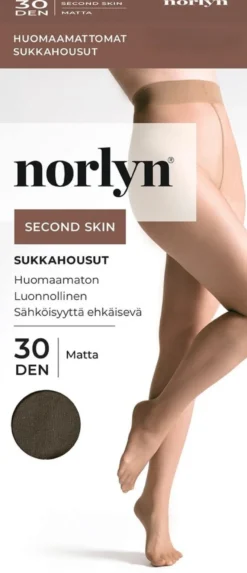 Norlyn naisten sukkahousut Second Skin 30 den