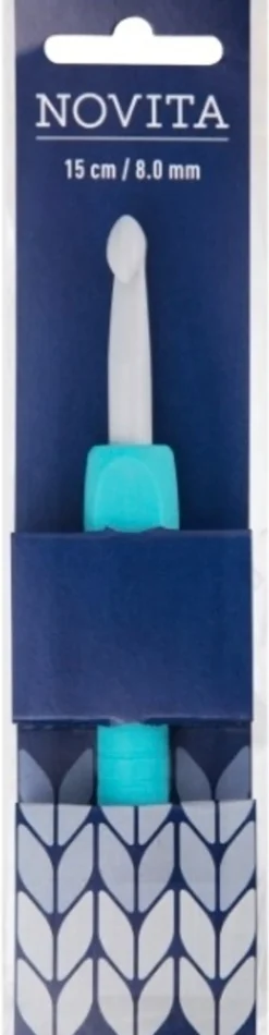 Novita ergonominen virkkuukoukku 15cm 8