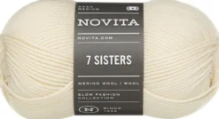Novita lanka 7 Sisters 100g luonnonvalkoinen 010
