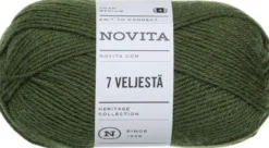 Novita lanka 7 Veljestä 100 g kuusikko 391