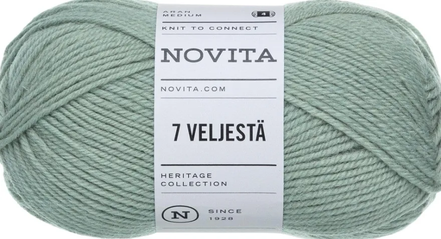 Novita Lanka 7 Veljestä 100 g kaaliperhonen 305