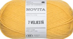 Novita lanka 7 Veljestä 100g auringonkukka 268