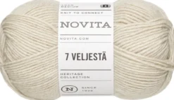 Novita lanka 7 Veljestä 100g pellava 061