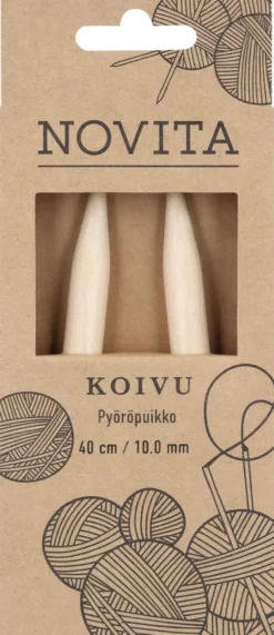 Novita Pyöröpuikko Koivu 40cm - 10mm