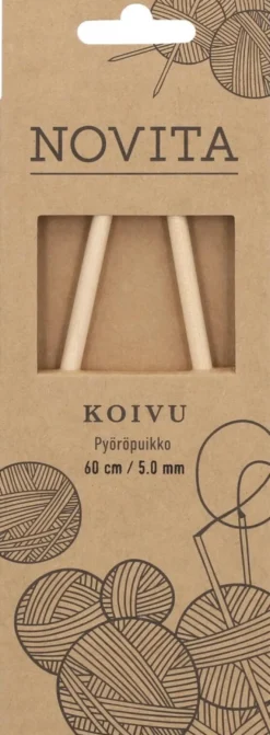 Novita Pyöröpuikko koivu 60cm - 5mm