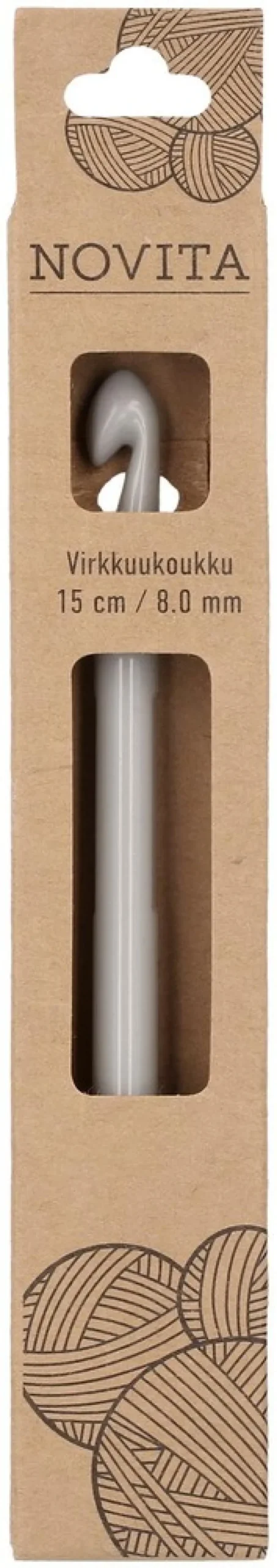 Novita Virkkuukoukku 15 cm 8 mm