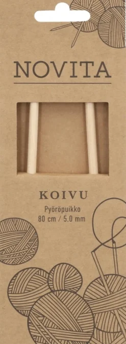 Novita Pyöröpuikko koivu 80cm - 5mm