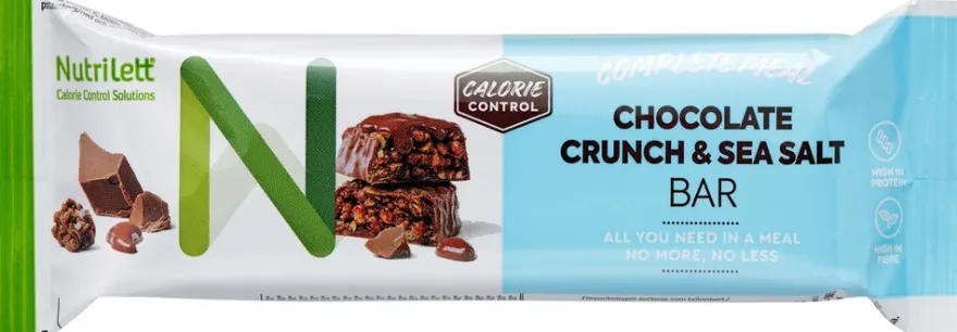 Nutrilett Chocolate Crunch & Sea Salt bar atreriankorvikepatukka 60g