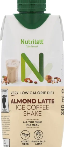 Nutrilett VLCD Almond Latte Ice Coffee shake Valmis pirtelö 330ml