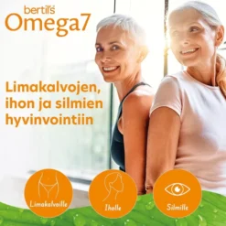 Omega7 kaksoistyrniöljy ravintolisä 60 kaps.