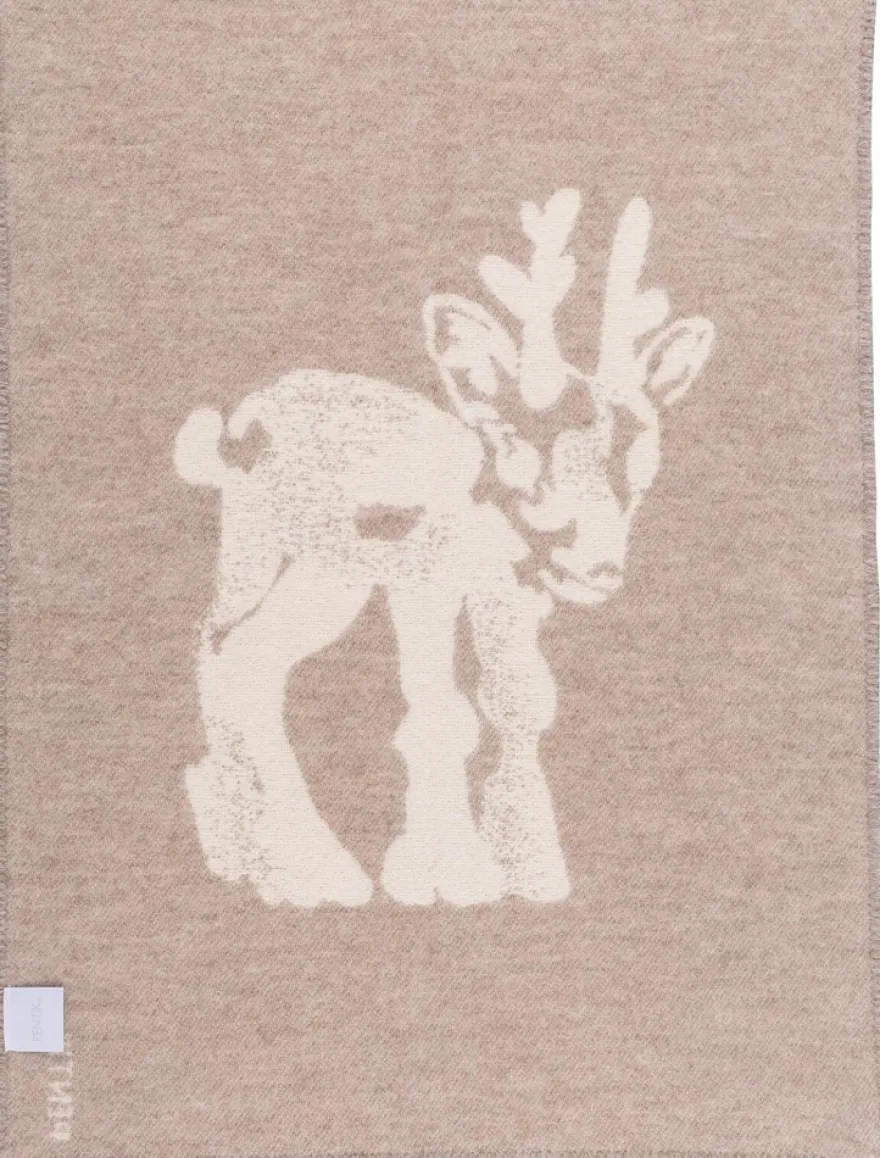 Pentik Vasa torkkupeitto 65x90 cm vaaleanruskea