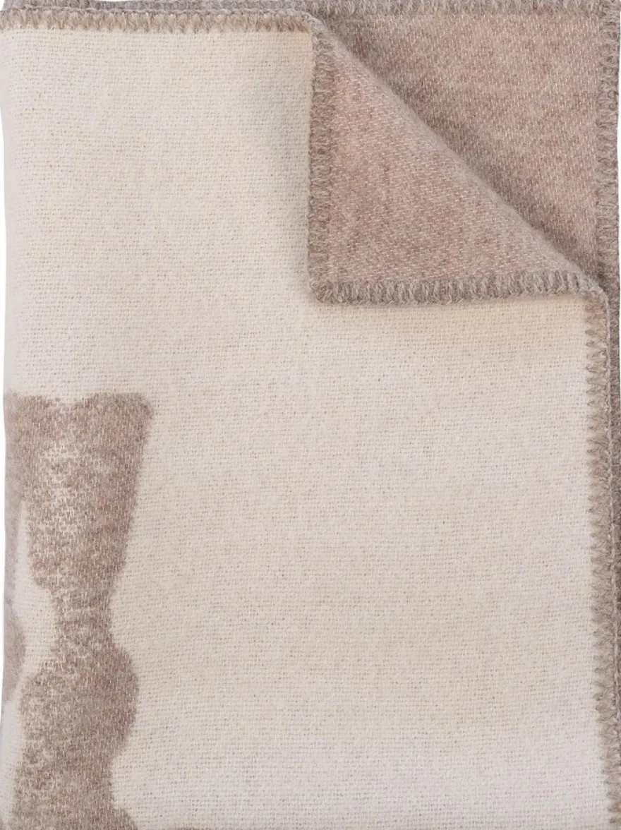 Pentik Vasa torkkupeitto 65x90 cm vaaleanruskea