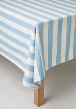 Portolino Living Block pöytäliina 145x250 cm sininen