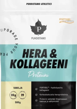 Puhdistamo Athletics Hera & Kollageeni Vanilja 500 g