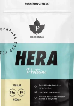 Puhdistamo Athletics Heraproteiini Vanilja 500 g