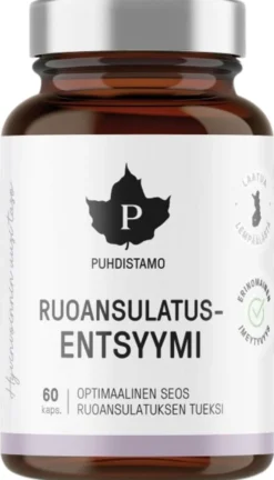 Puhdistamo Ruoansulatusentsyymi 60 kaps