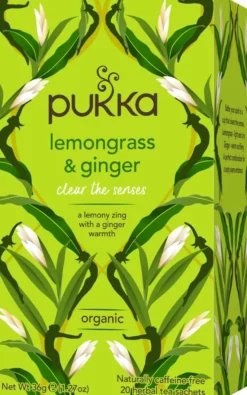 Pukka 20p Yrttitee Lemongrass & Ginger luomu