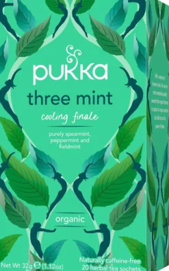 Pukka 20p Yrttitee Three Mint luomu