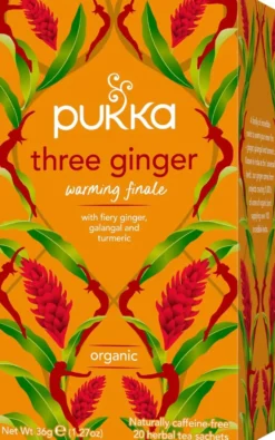 Pukka Yrttitee Three Ginger luomu 20p
