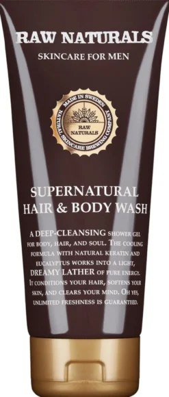 RAW Naturals 3 in 1 Supernatural Hair & Body Wash 200 suihkugeel