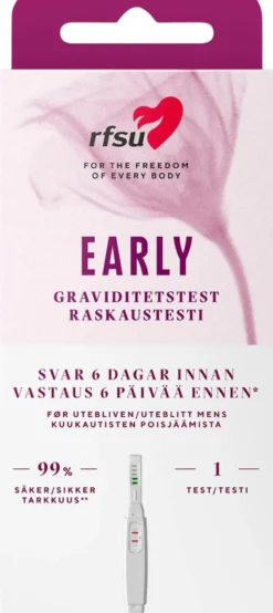 RFSU Early Varhainen Raskaustesti 1 kpl