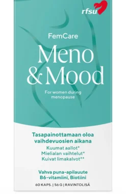 RFSU Meno & Mood 60 kpl Ravintolisä vaihdevuosioireisiin