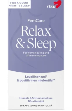 RFSU Relax & Sleep 60 kpl Ravintolisä levolliseen uneen