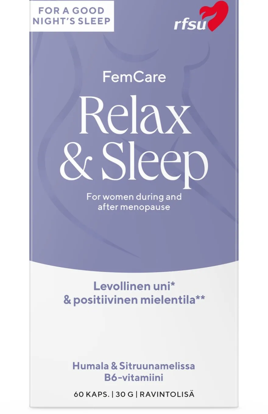 RFSU Relax & Sleep 60 kpl Ravintolisä levolliseen uneen