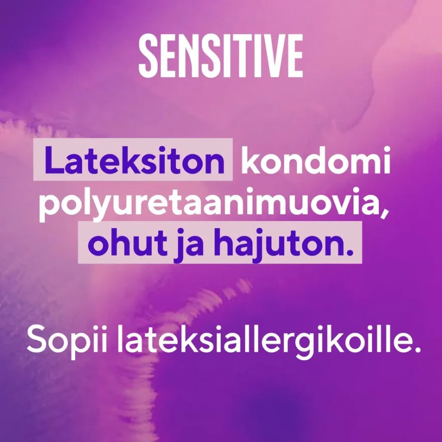 RFSU So Sensitive 6kpl superohut kehon lämpöä välittävä lateksiton kondomi