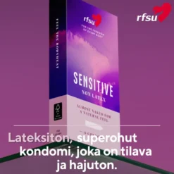 RFSU So Sensitive 6kpl superohut kehon lämpöä välittävä lateksiton kondomi